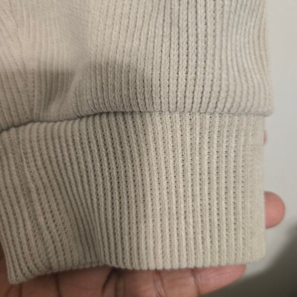 Negative Space Corduroy Chenille Ribbed Pullover Hoodie Loungewear Sz XL - Picture 6 of 8